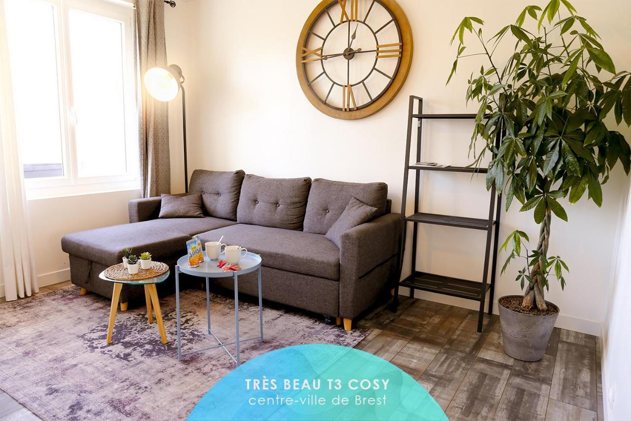 Appartement Kailhenn: joli T3 cosy, bien équipé, proche tram à Brest Extérieur photo